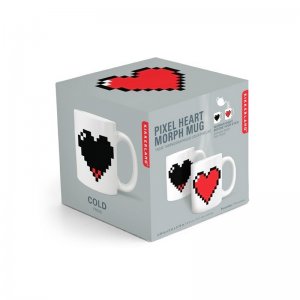 Taza termografica corazon