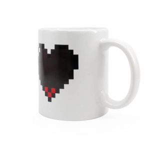 Taza Termográfica de Corazón de lado