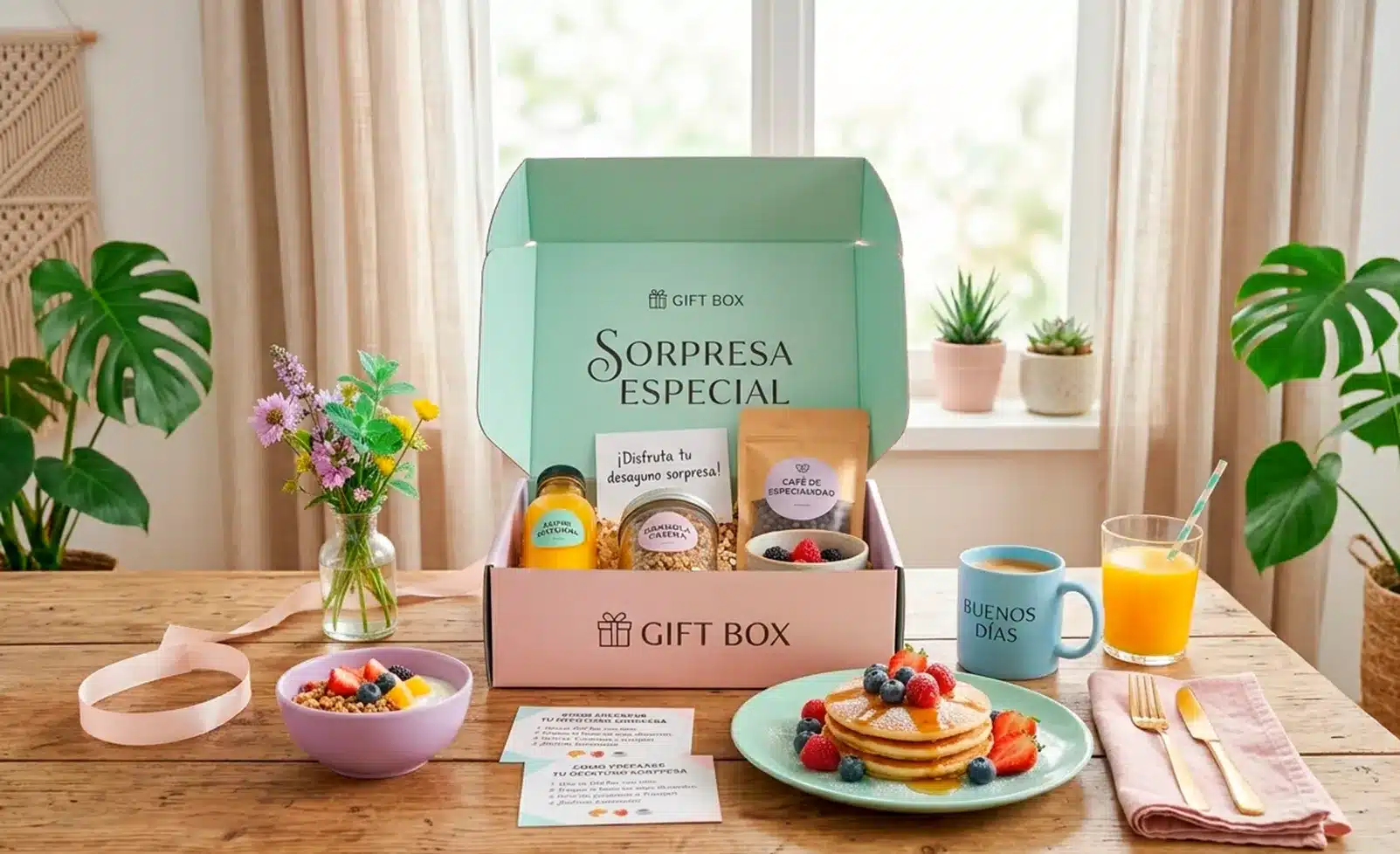 ¿Cómo preparar un desayuno sorpresa con tu Gift Box?